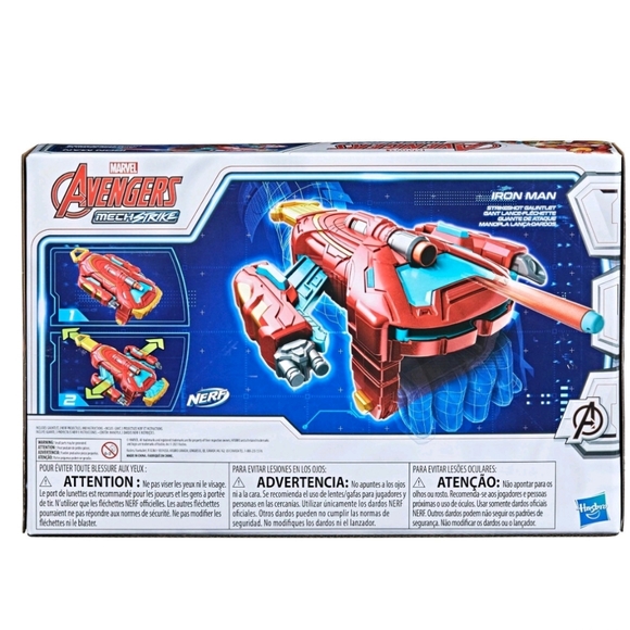 Nerf Marvel Avengers Mech Strike Iron Man Gauntlet - Picture 5 of 5